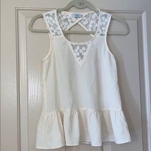 Cream colored blouse